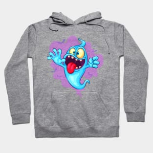 Cute Cartoon Ghost. Hoodie